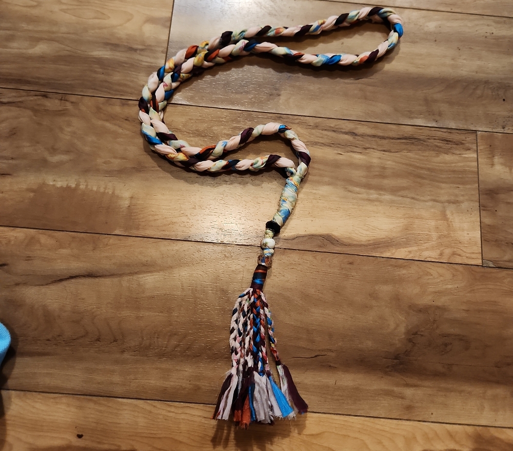 Johnny Was Multicolor Braided Necklace